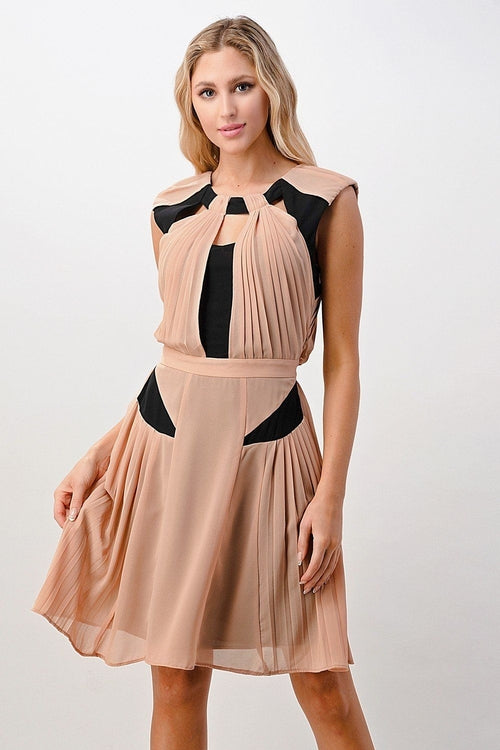 Élan Salon — Pleated Dress