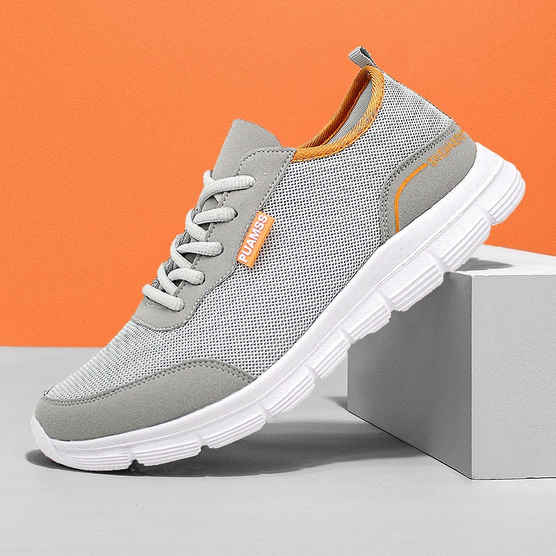 Flint Works — Rubber Outsole Mesh Sneaker