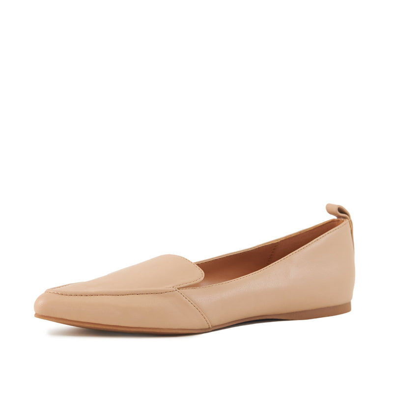 Luna Studio — Leather Pointed Toe Workwear Flat