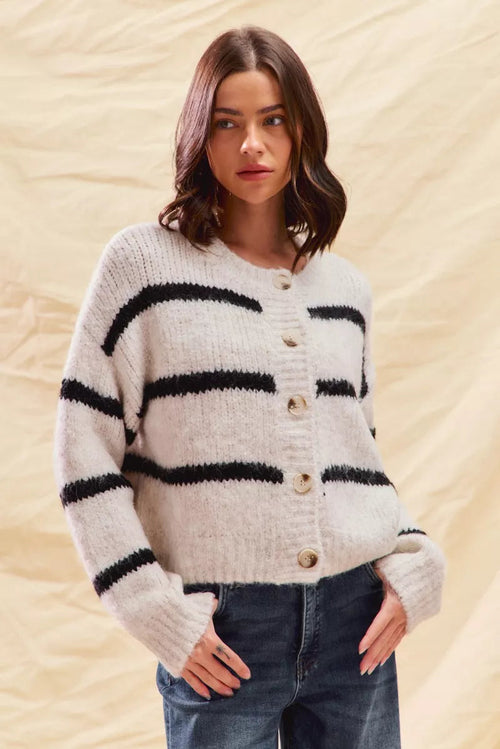 Muse Dossier — Ribbed Stripe Sweater
